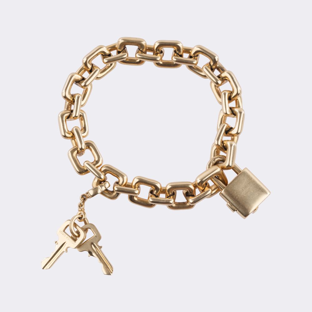 'Padlock and Key' Goldarmband - Bild 4