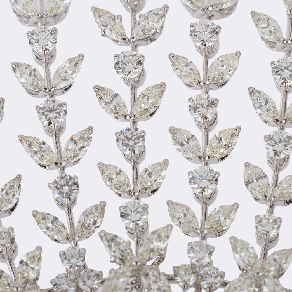 Haute Joaillerie Diamant Kaskaden Collier - Bild 3