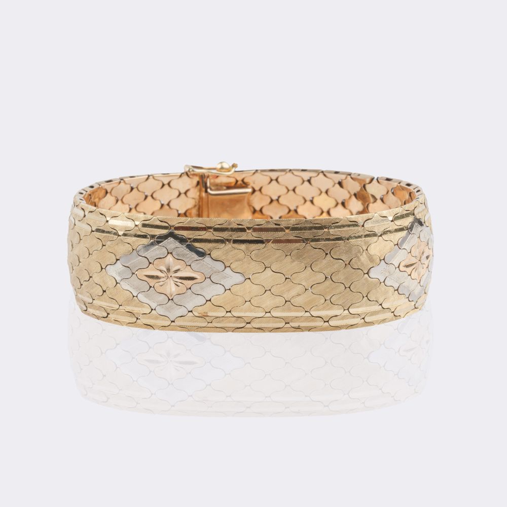 Vintage multicoloured Gold Bracelet