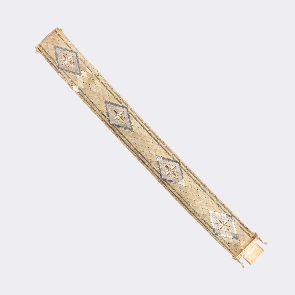 Vintage multicoloured Gold Bracelet - image 2