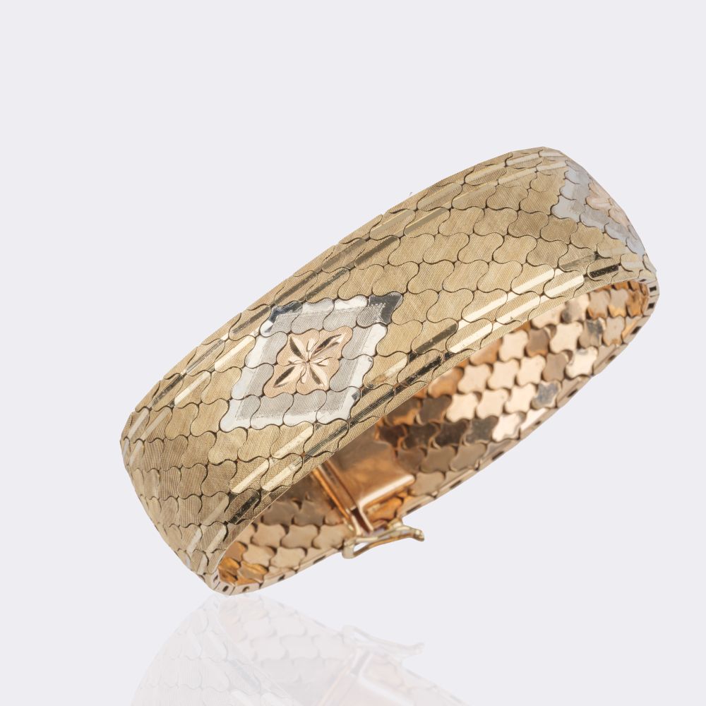 Vintage multicoloured Gold Bracelet - image 3