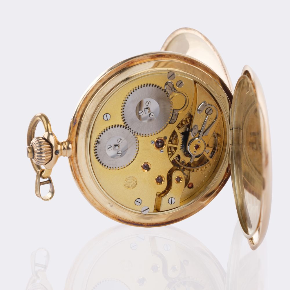Savonette Taschenuhr mit Goldkette - Bild 4