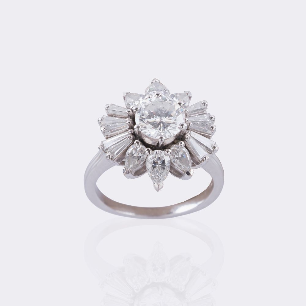 Very fine Solitaire Diamond Ring - image 3
