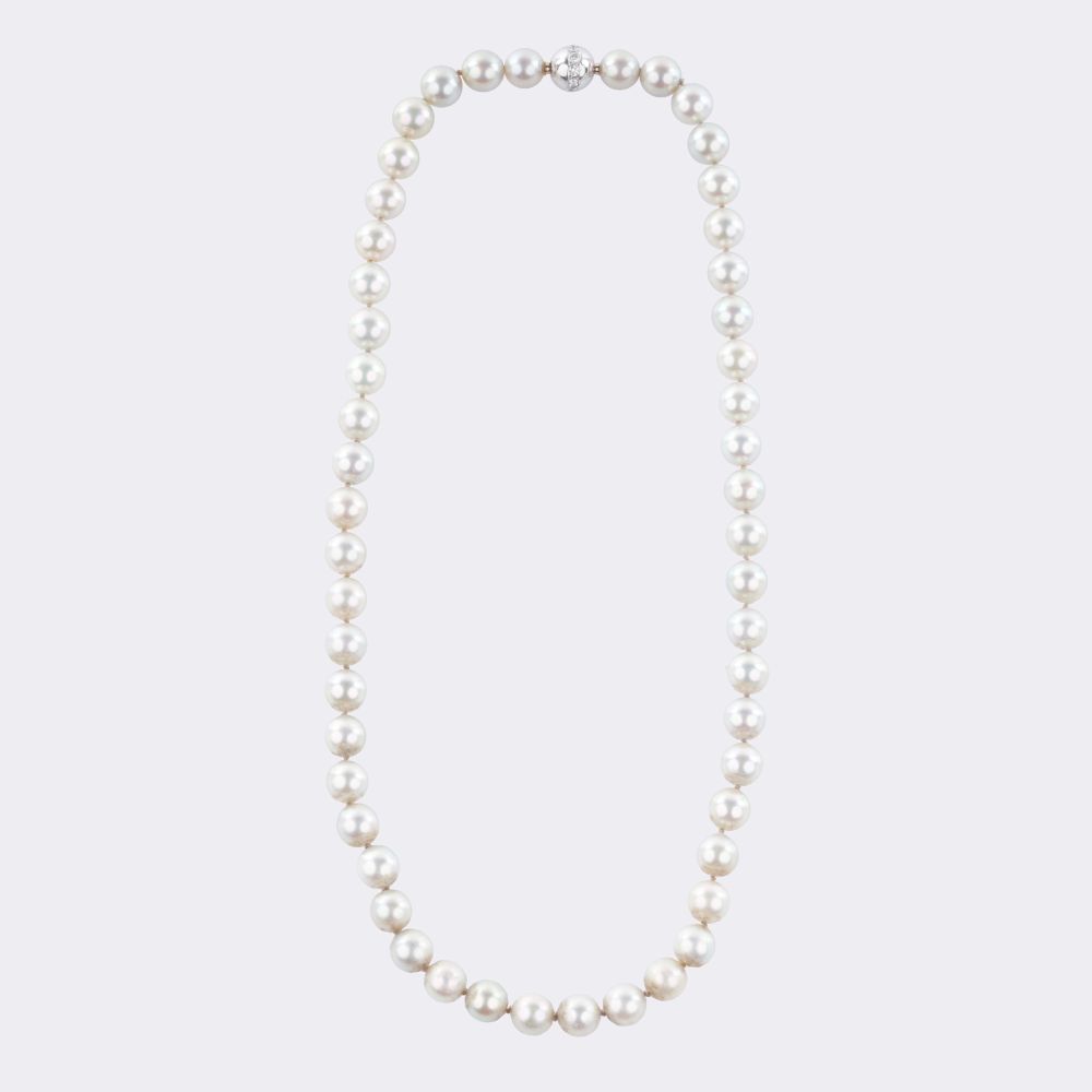 Tahitiperlen Collier mit Brillantschließe und passendem Flexi-Armband - Bild 2