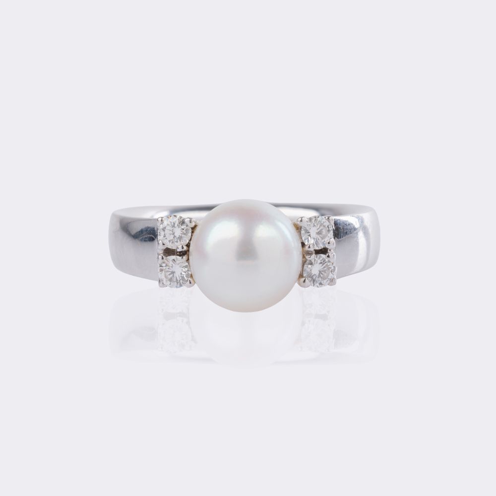 Südseeperl Brillant Ring