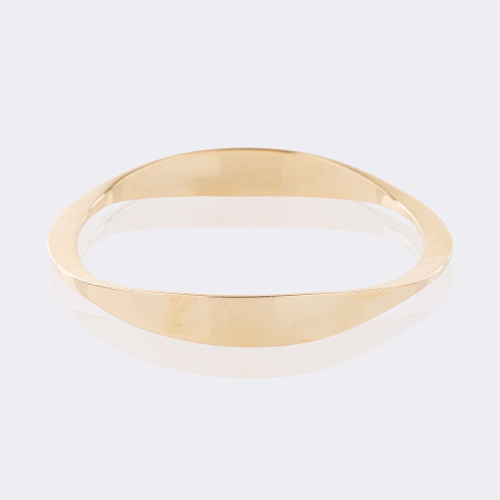 Moderner Gold Armreif - Bild 2