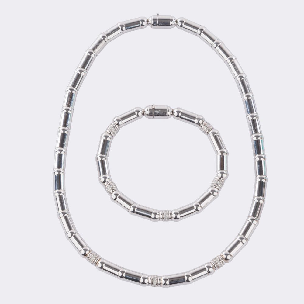 'Les Chaines Diamant' Necklace with bracelet