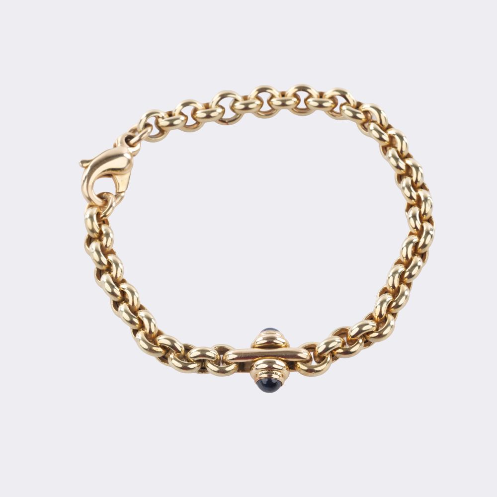 Armband mit Saphir-Cabochons