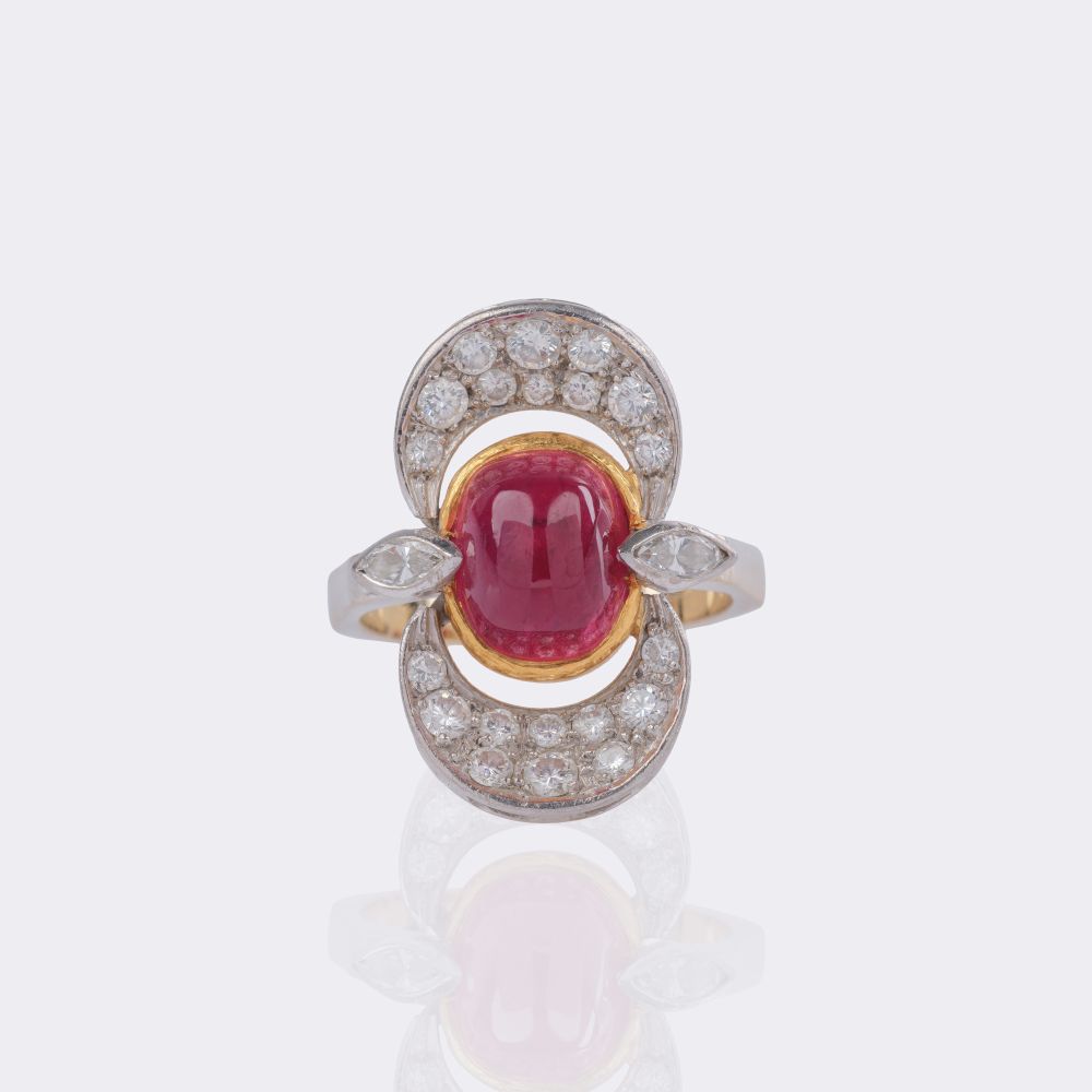 Rubin Brillant Ring