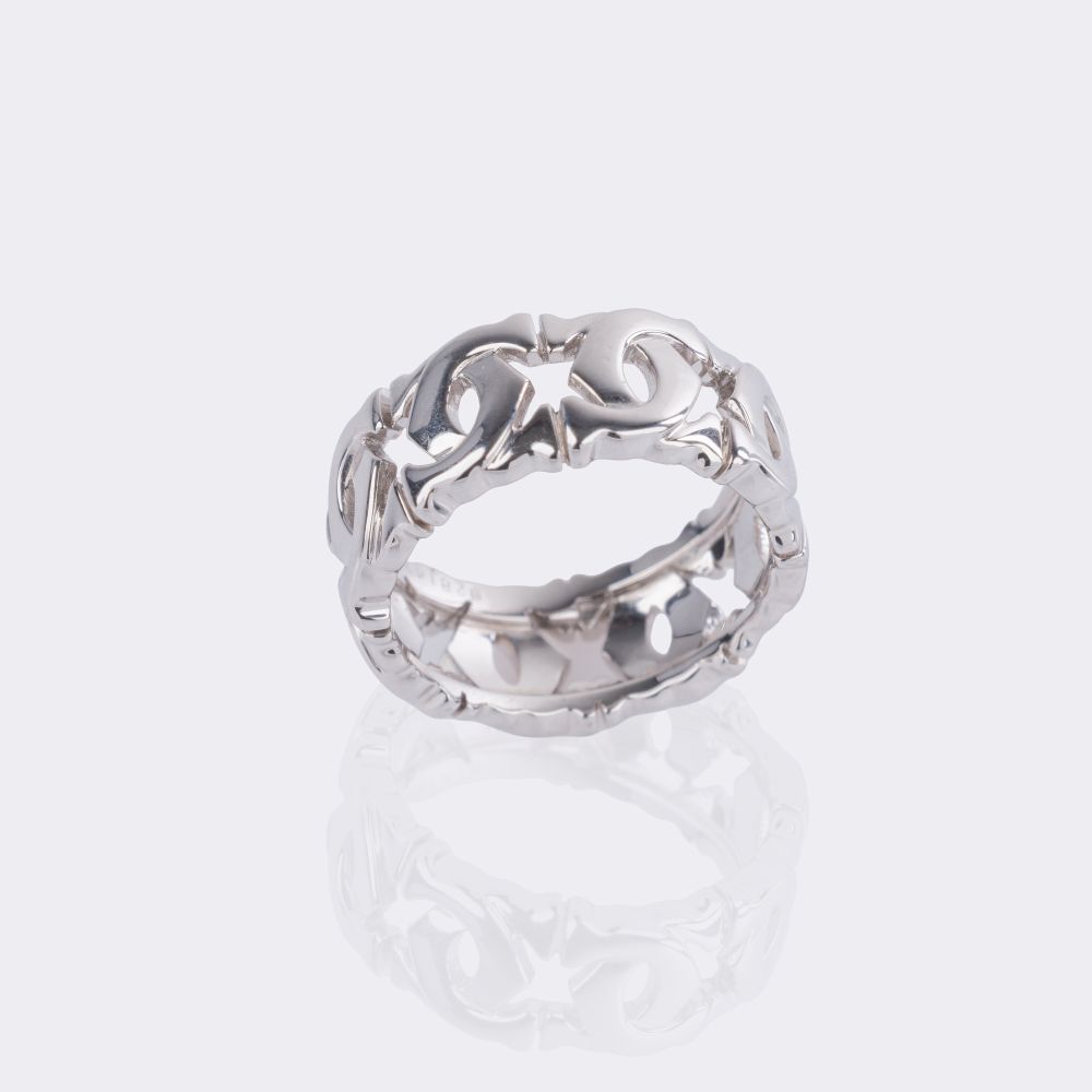 'Entrelacé' Double C Logo Ring - Bild 2
