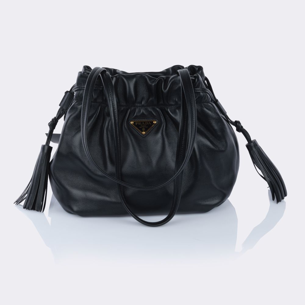 Nappa Leather Bucket Bag