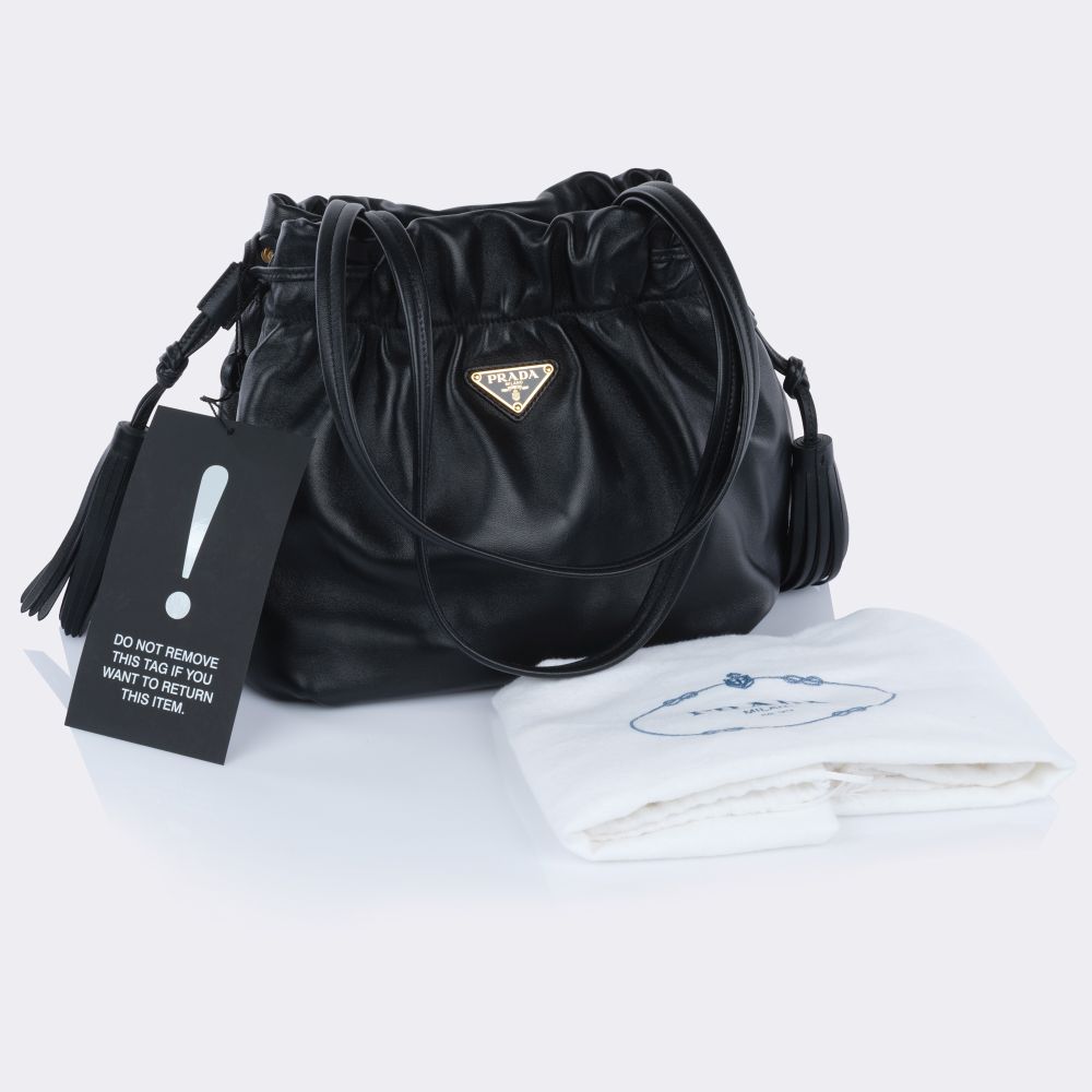 Nappa Leather Bucket Bag - image 5