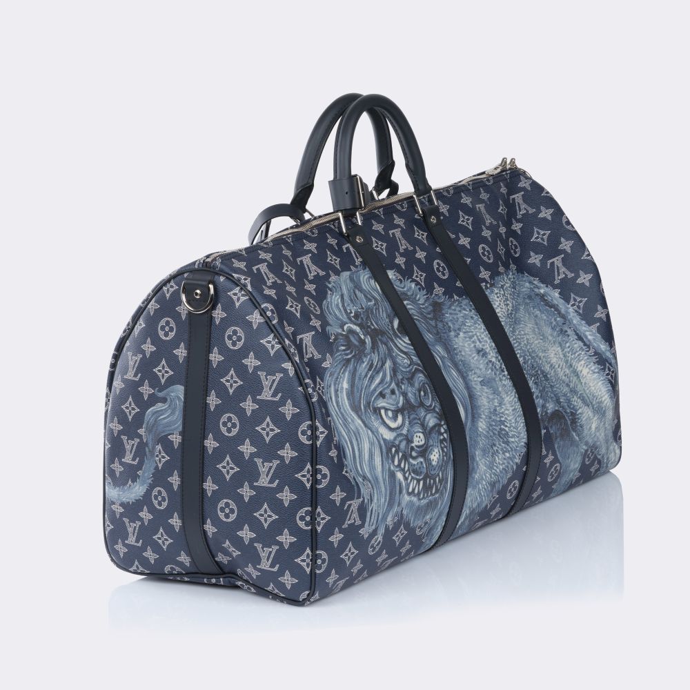 Limited Keepall 55 Bandoulière Jake and Dinos Chapman Edition - image 4
