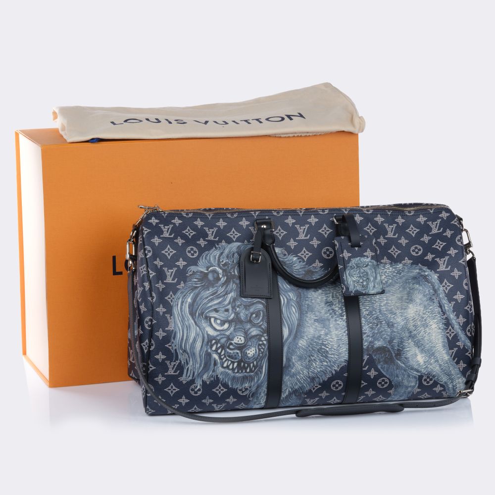 Limited Keepall 55 Bandoulière Jake and Dinos Chapman Edition - image 7