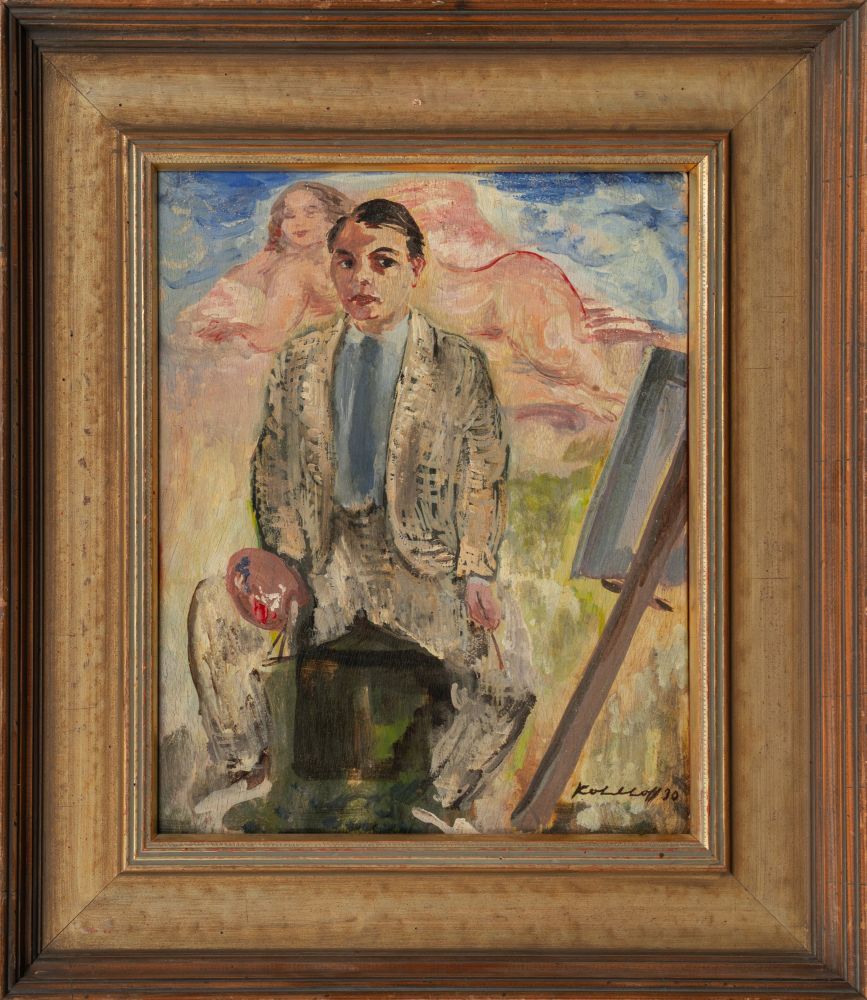 Selfportrait with modell - image 2