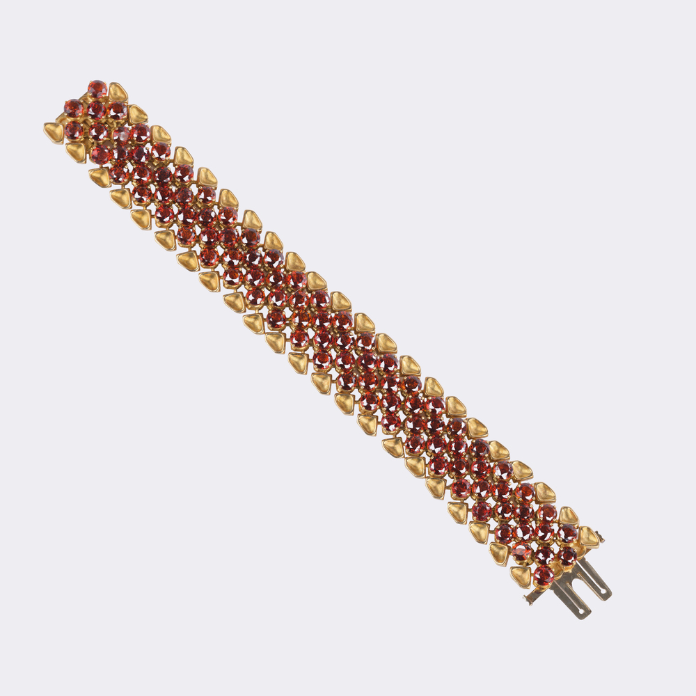 Vivid Citrine vintage bracelet - image 3
