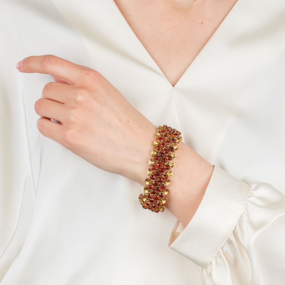 Vivid Citrine vintage bracelet - image 4