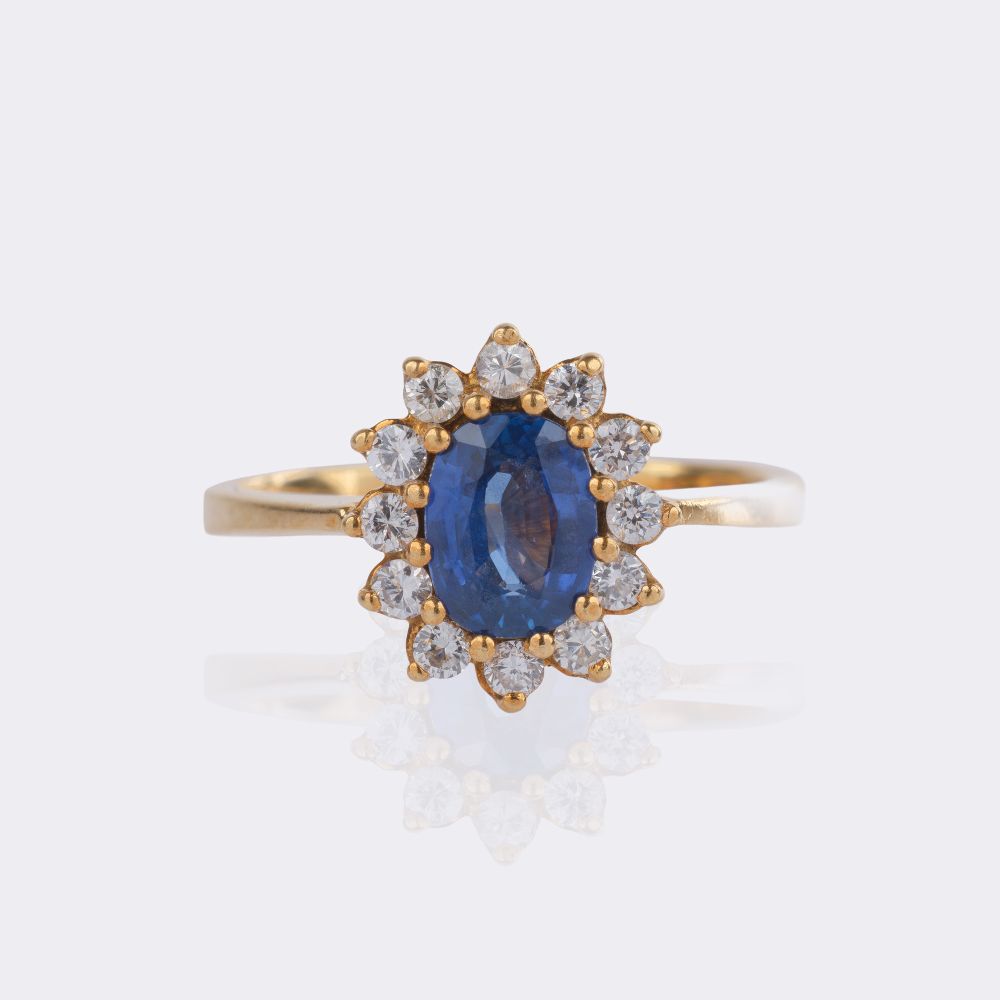Brillant Saphir Ring