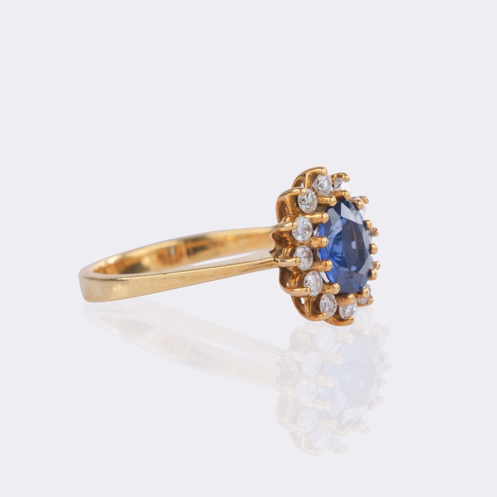 Brillant Saphir Ring - Bild 2