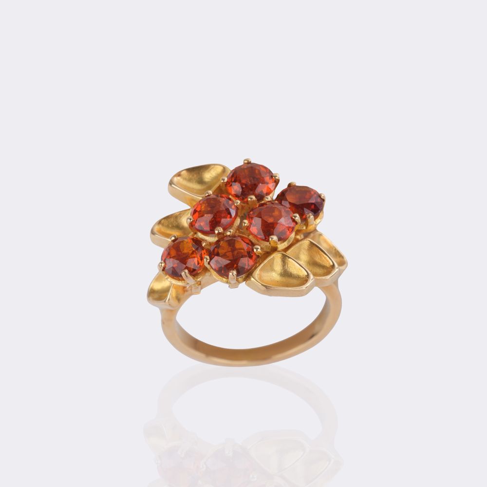 Vivid Citrine Vintage Ring - Bild 3