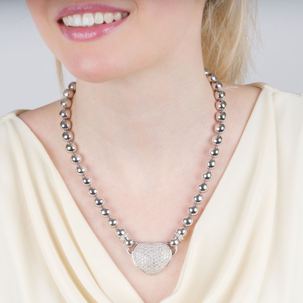 Brillant Collier 'Herz' - Bild 4