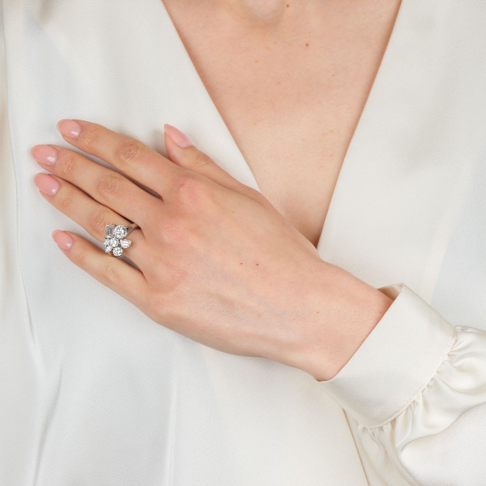 Feiner Diamant Ring - Bild 4