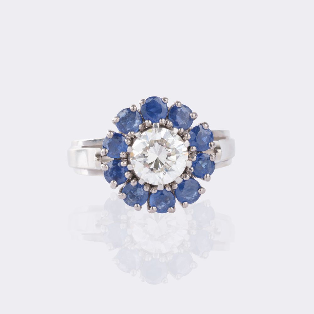 Brillant Saphir Ring