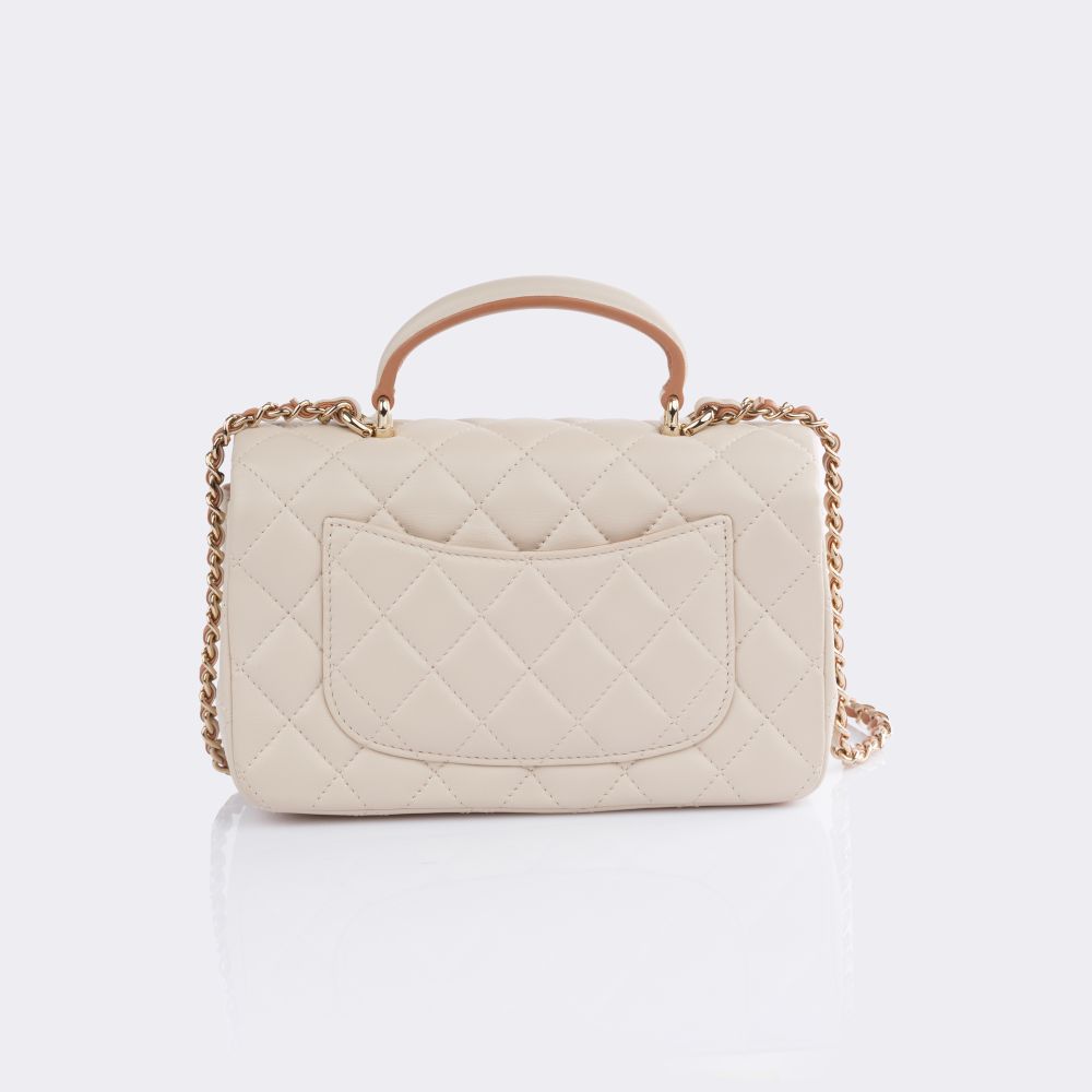 Timeless Mini Flap Bag mit Top Handle - Bild 3