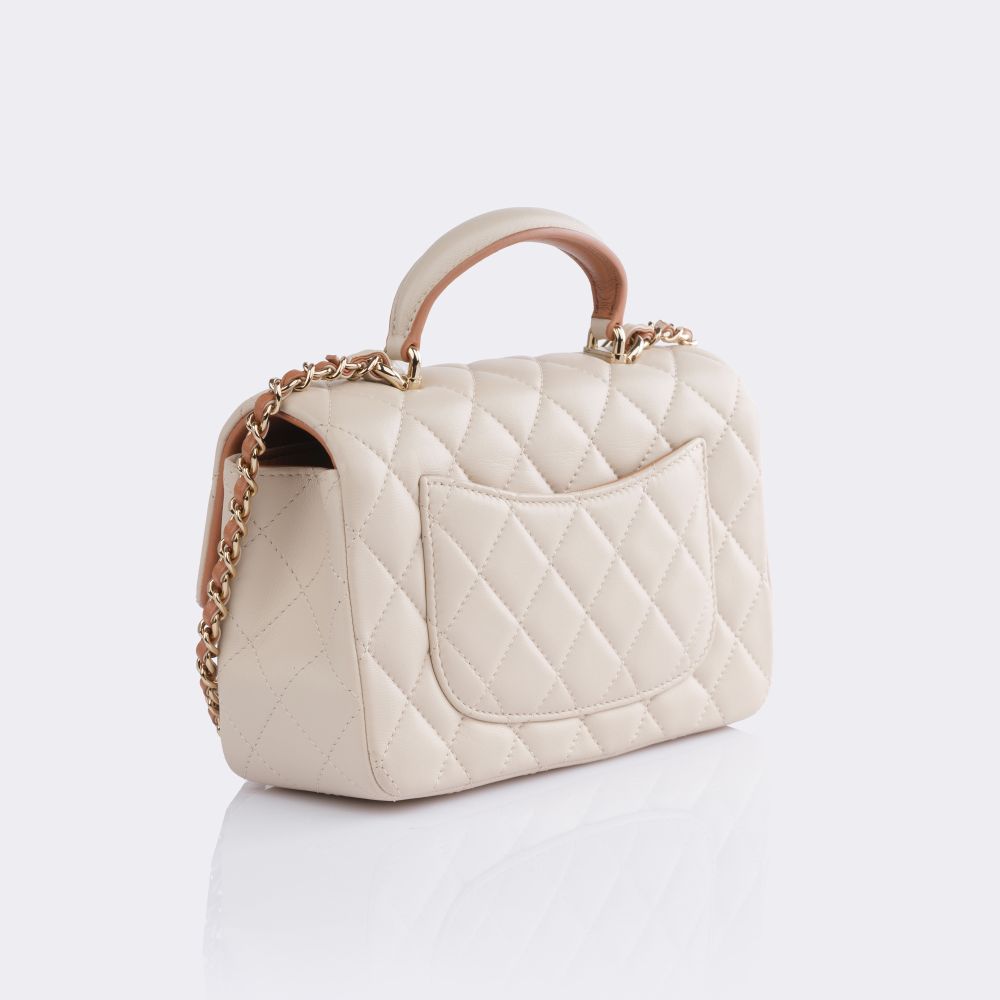 Timeless Mini Flap Bag mit Top Handle - Bild 4