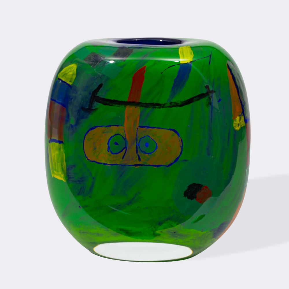 Studio glass vase - image 2