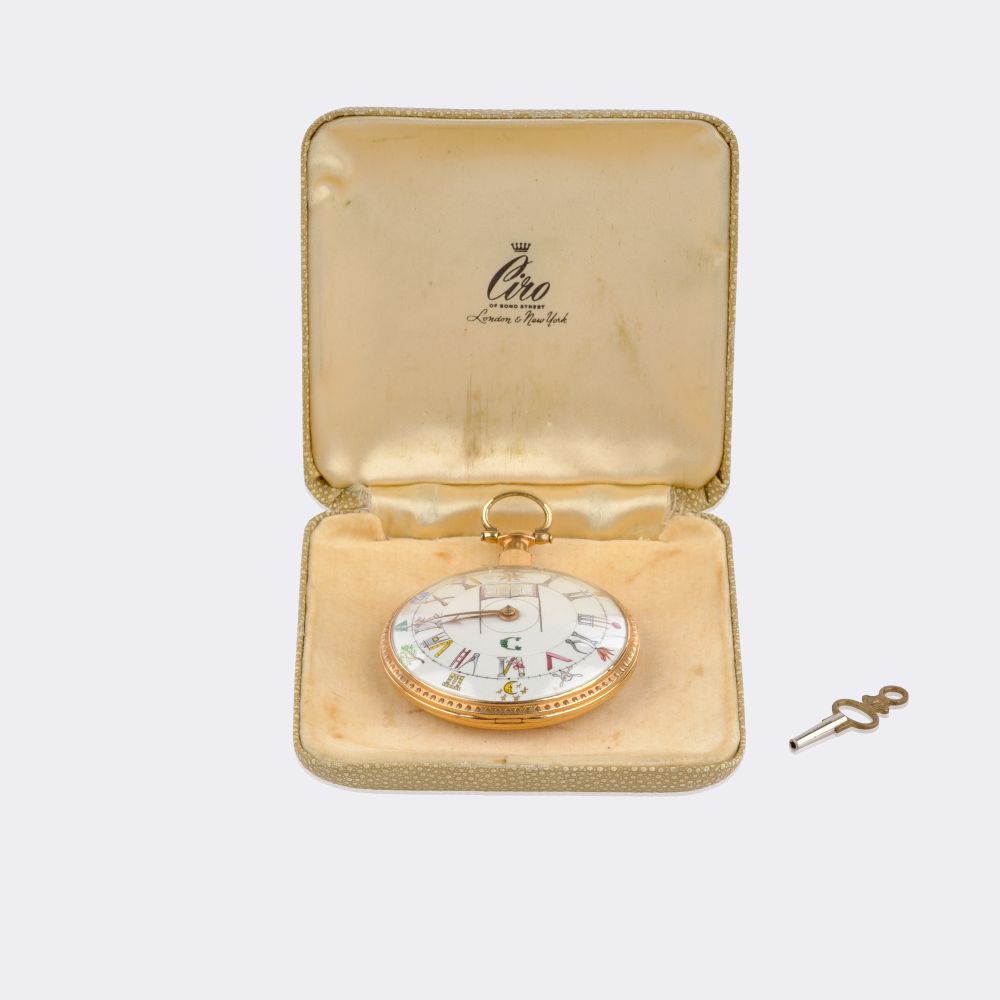 Hochfeine Freimaurer Taschenuhr - Bild 5