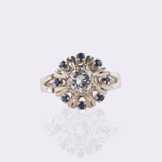 Brillant Saphir Ring