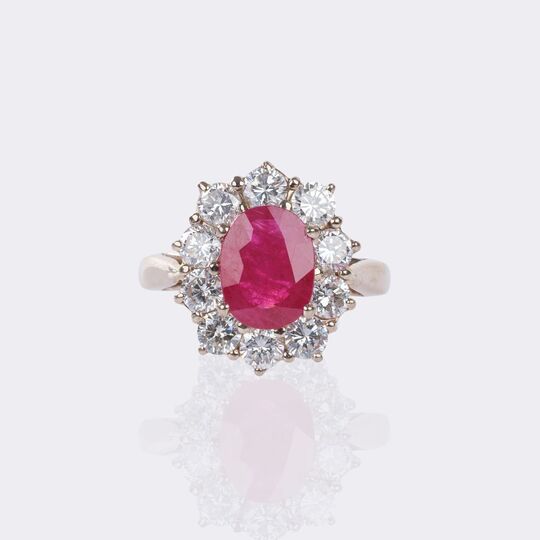 Rubin Brillant Ring