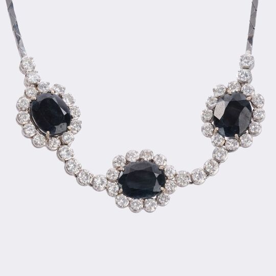 Saphir-Brillant Collier
