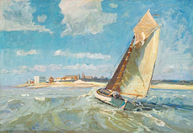 Sailing Boat off Norderney
