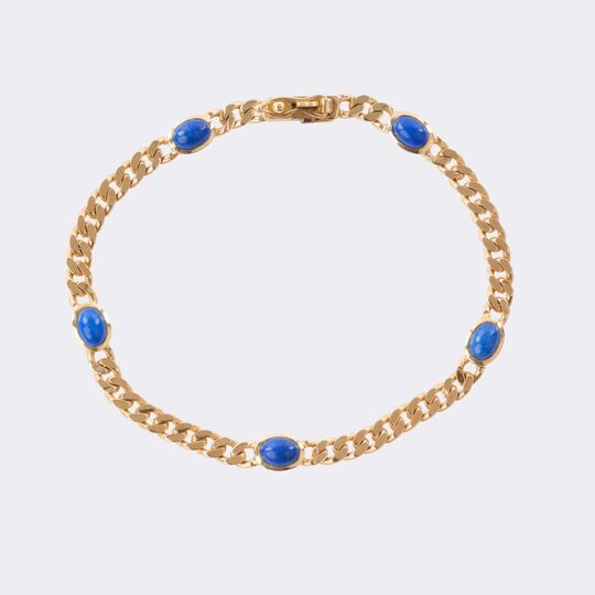 Panzerarmband mit Lapis Lazuli