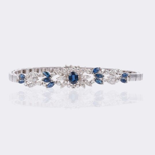 Saphir-Diamant Armband