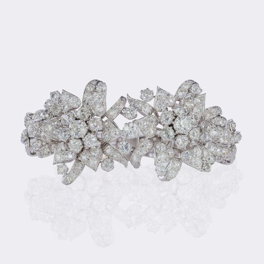 Highcarat Belle Epoque Old Cut Diamonds Bracelet