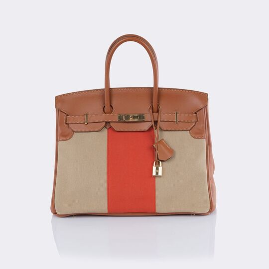 Limitierte Birkin Bag 35 'Flag' Edition