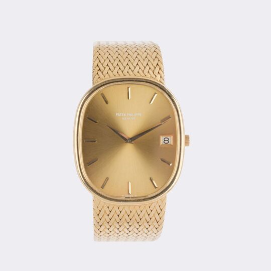 Seltene Herren-Armbanduhr 'Ellipse d'Or' Jumbo