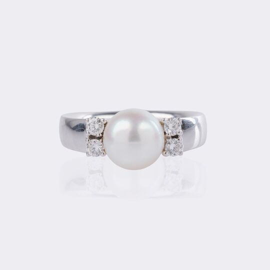 Südseeperl Brillant Ring