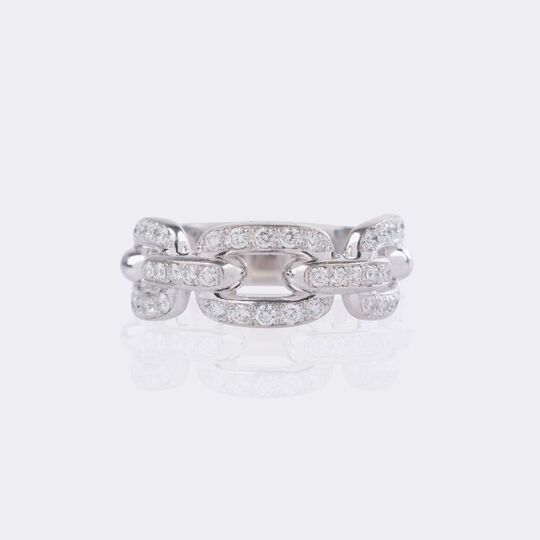 Rare White Diamond Ring