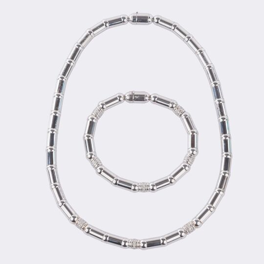 'Les Chaines Diamant' Necklace with bracelet