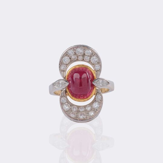 Rubin Brillant Ring