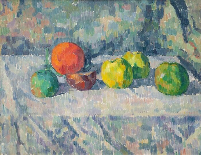 Still Life with Apples and Oranges