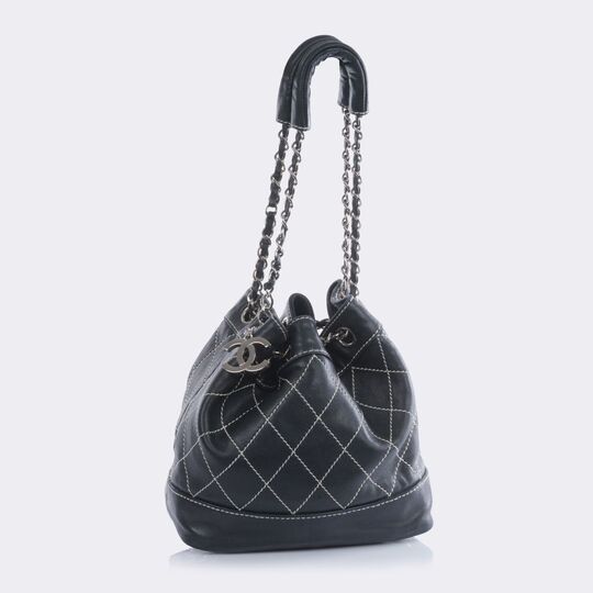 Surpiqué Bucket Bag