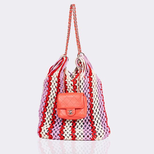 Beach Tote mit gesteppter Mini Pouch