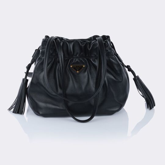Nappa Leather Bucket Bag