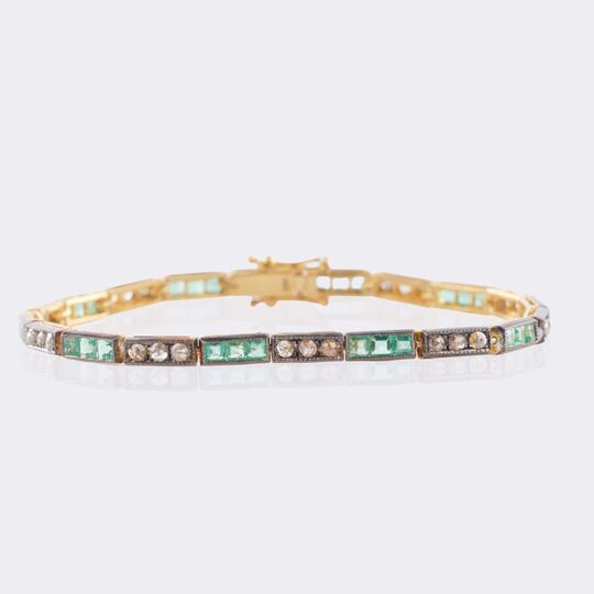 Smaragd Diamant Armband