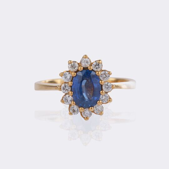 Brillant Saphir Ring
